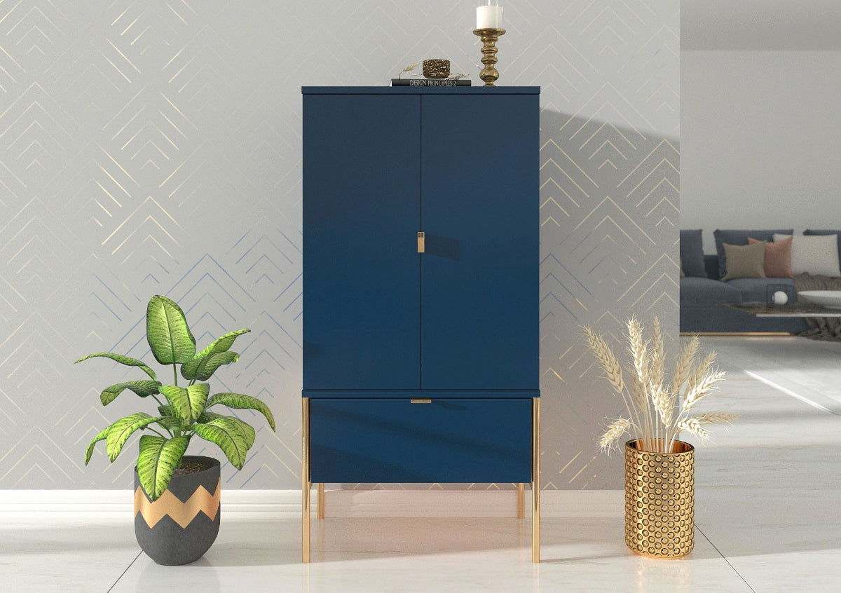 POLKA Navy Highboard