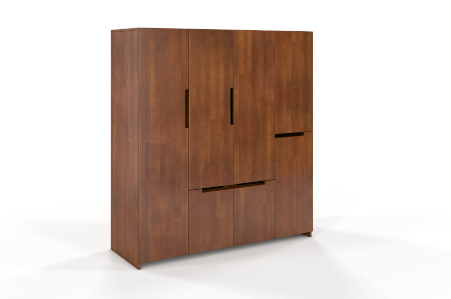 BERGMAN Kleiderschrank 5 Türen - Buche
