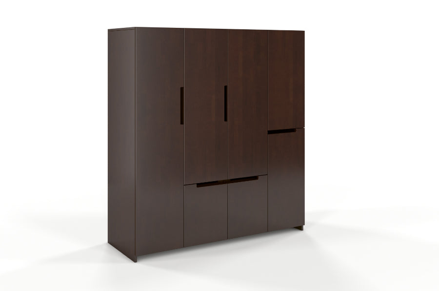 BERGMAN Kleiderschrank 5 Türen - Buche