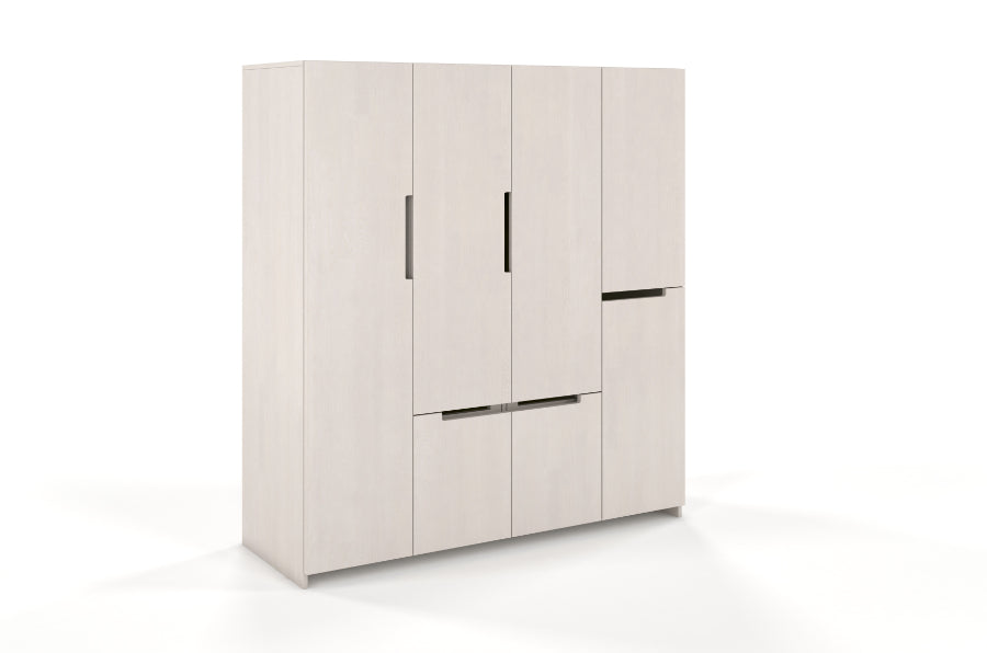 BERGMAN Kleiderschrank mit 5 Türen, Kiefer