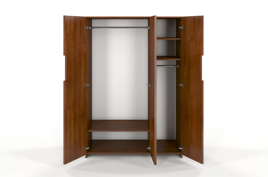 BERGMAN 3-türiger Kleiderschrank - Buche