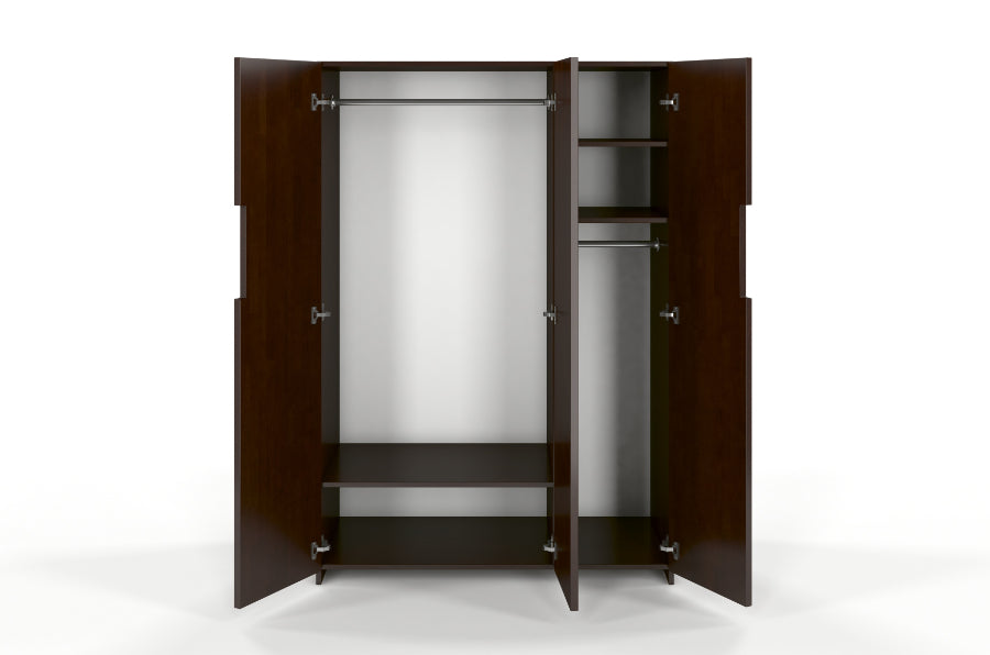 BERGMAN 3-türiger Kleiderschrank - Buche