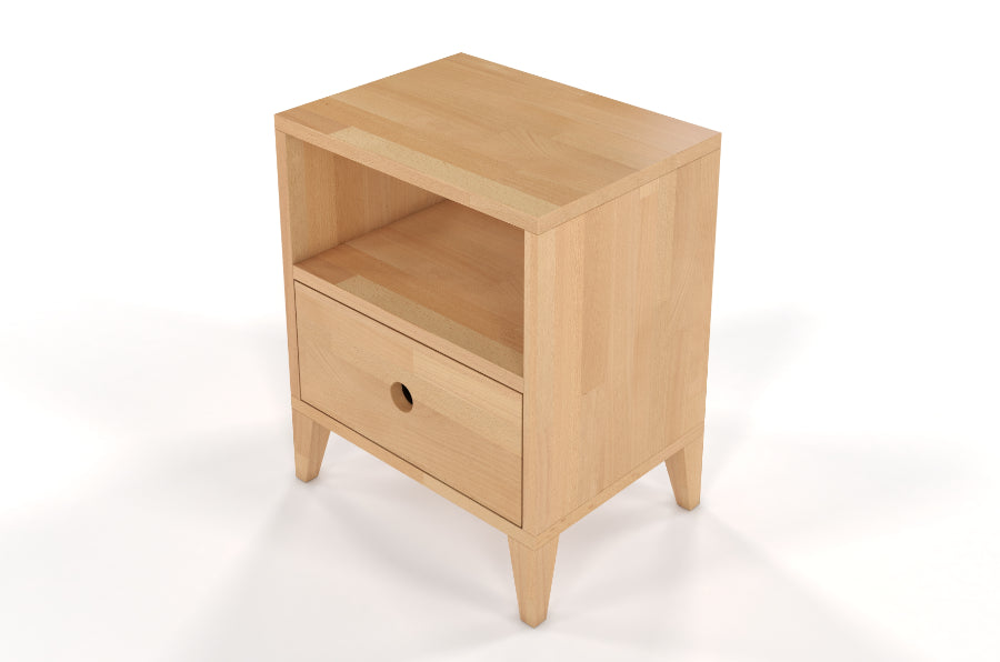 SUND Beech Bedside Cabinet