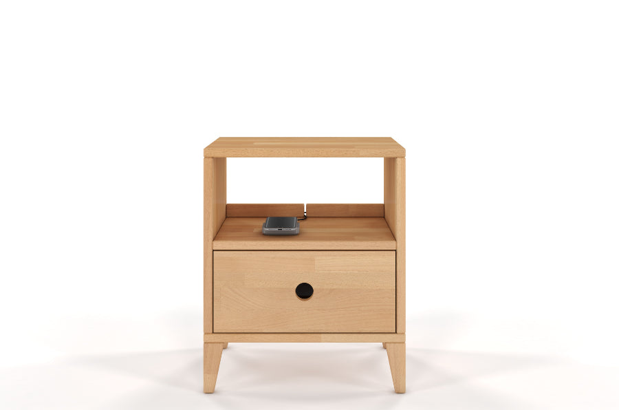 SUND Beech Bedside Cabinet