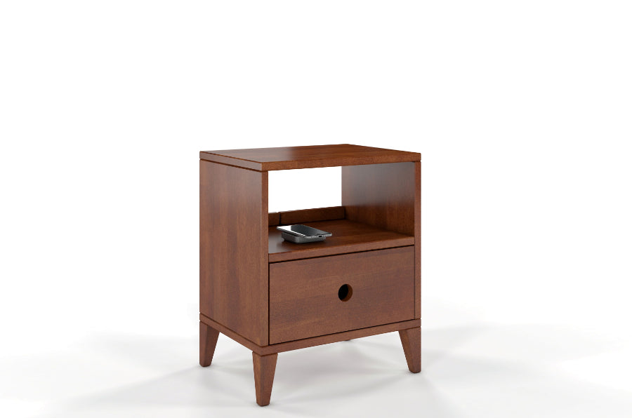 SUND Beech Bedside Cabinet