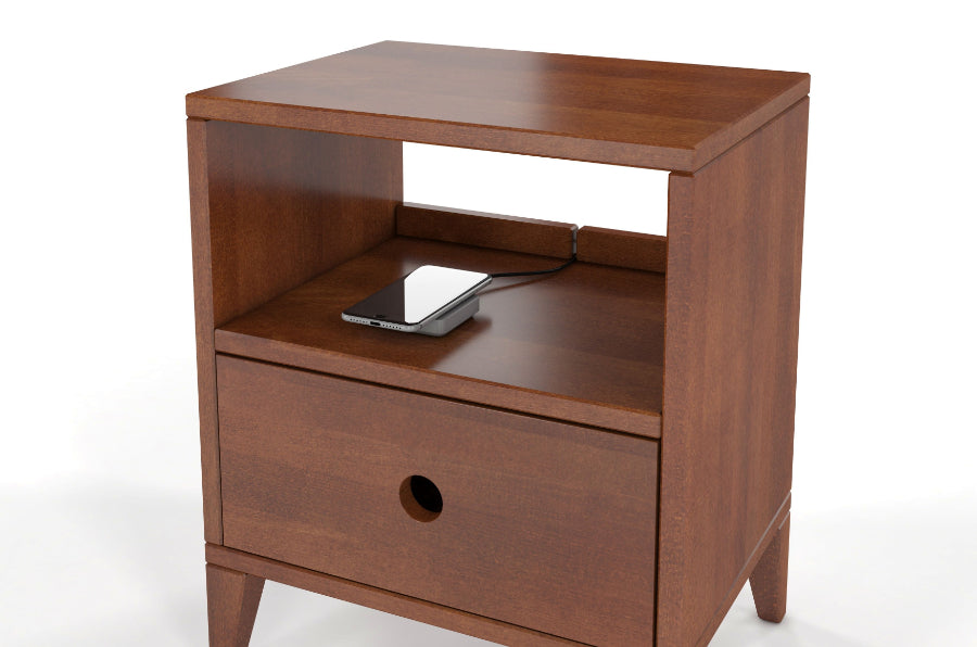 SUND Beech Bedside Cabinet