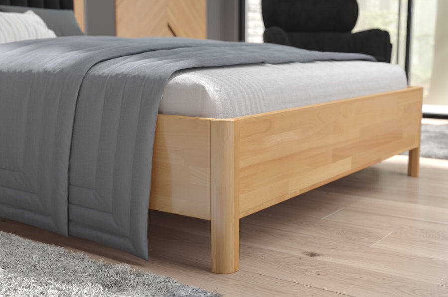 MODENA Wooden Bed - Upholstered