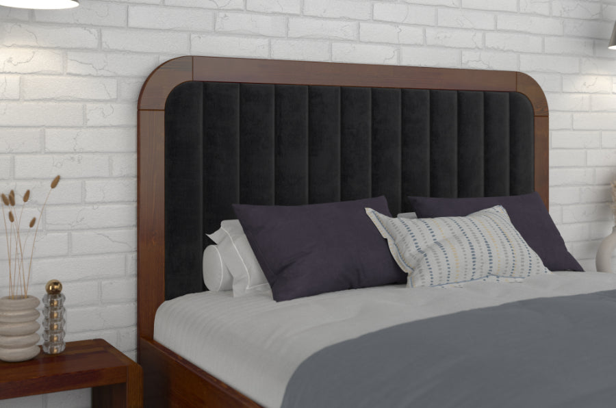 MODENA Wooden Bed - Upholstered