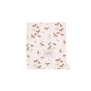 Free Horses Bamboo Swaddle by Malomi Kids
