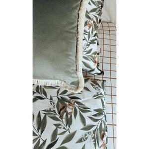 Velvet Cushion with Fringe by Malomi Kids