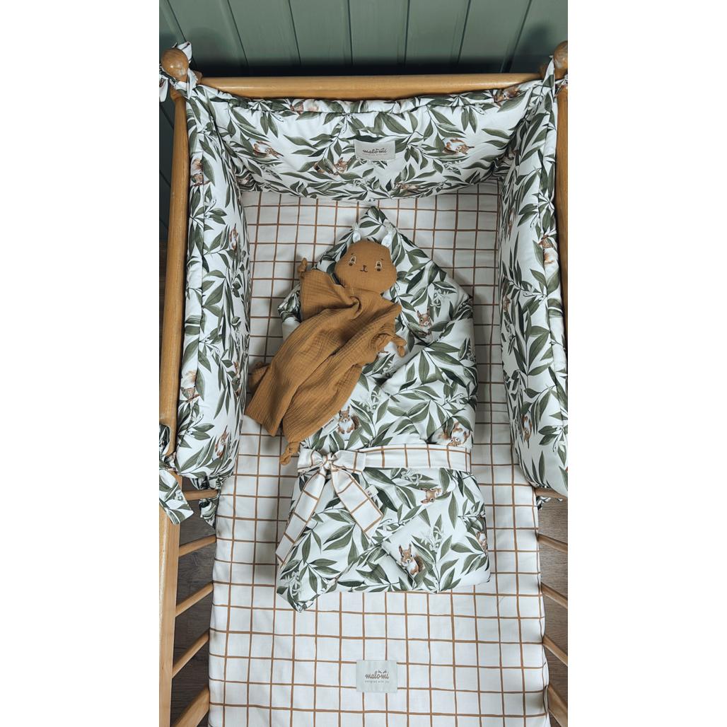 Woodland Baby Swaddle Quilt by Malomi Kids