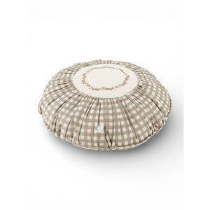 Countryside Check Round Boho Cushion by Malomi Kids