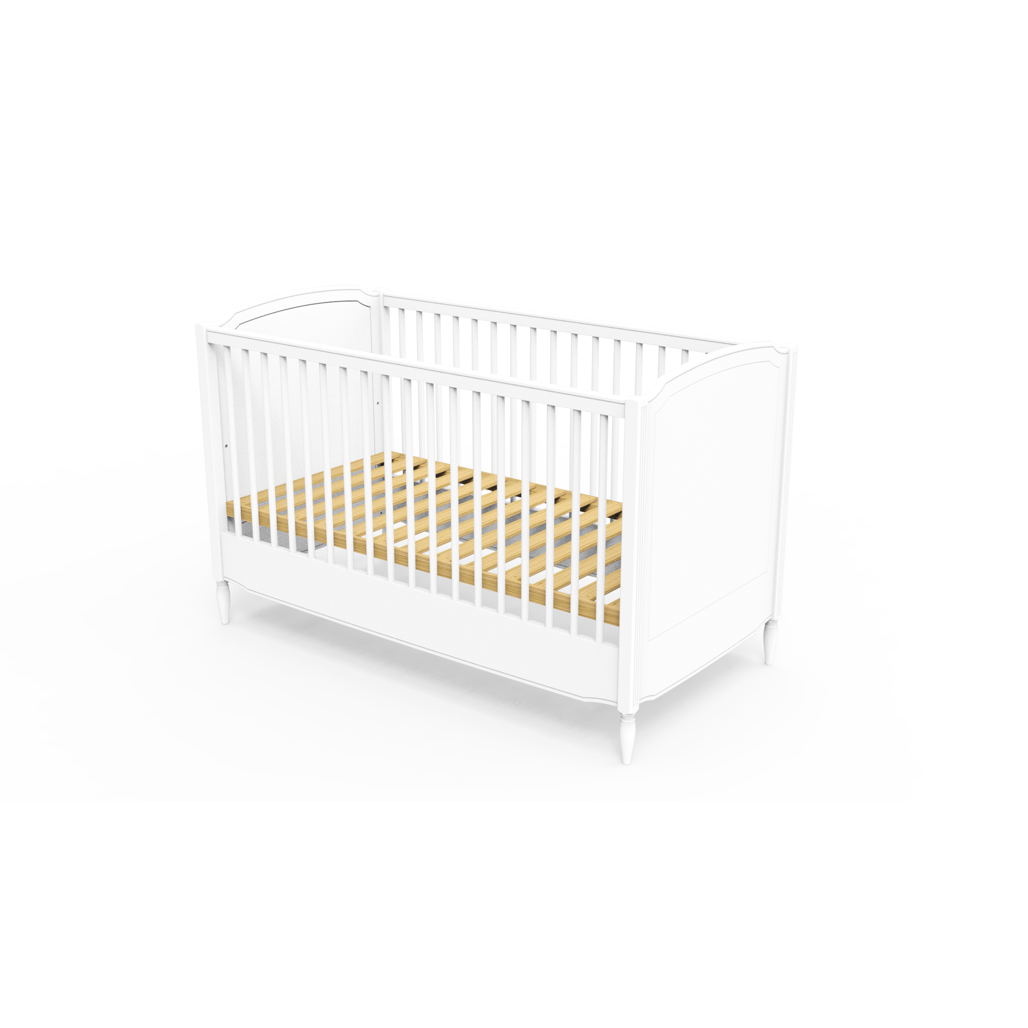 LAFAYETTE NEIGE Evolutive Bed 70X140 - From Crib to Junior Bed or Desk