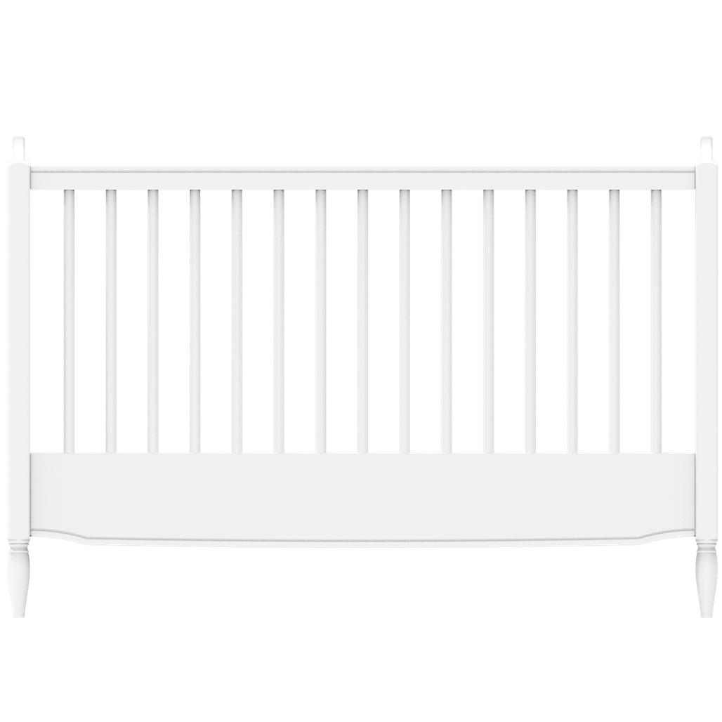 LAFAYETTE NEIGE Evolutive Bed 60 × 120 cm – From Crib to Toddler Bed