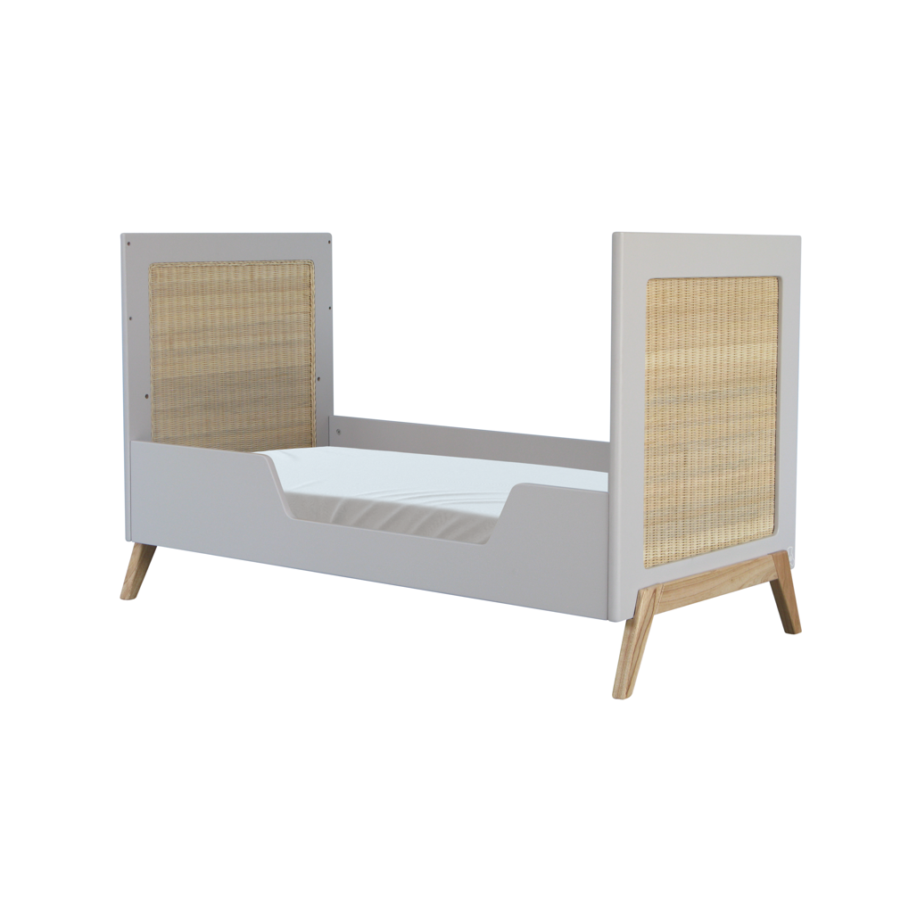 Marelia Evolutive Bed Rattan 60 x 120 - Lune