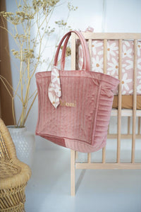 Quilted Velvet Changing Bag by Malomi Kids