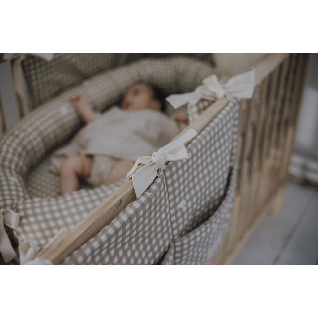 Countryside Check Baby Nest by Malomi Kids