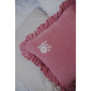 Corduroy Frill Cushion by Malomi Kids