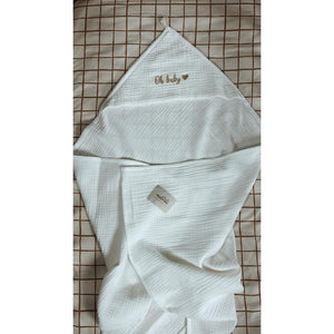 Muslin Hooded Towel by Malomi Kids