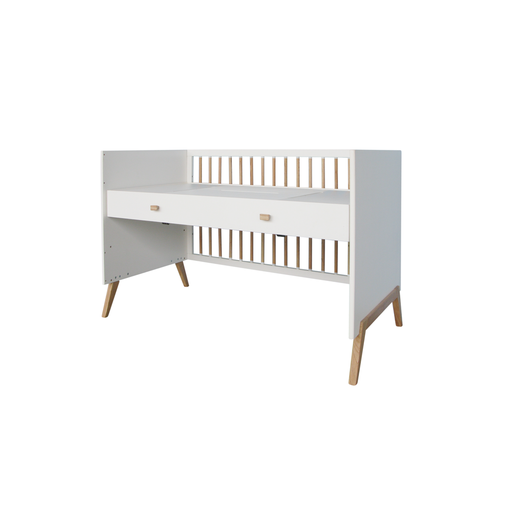 Marélie Evolutive Bed 70 x 140 - Neige