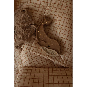 Camel Check Bedding Set with Filling by Malomi Kids