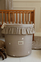 Countryside Check Toy Basket by Malomi Kids