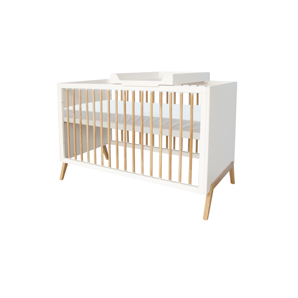 Marélie Evolutive Bed 70 x 140 - Neige