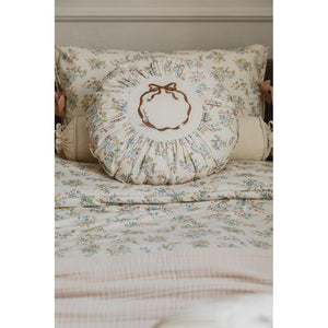 Blooming Meadow Round Boho Cushion by Malomi Kids