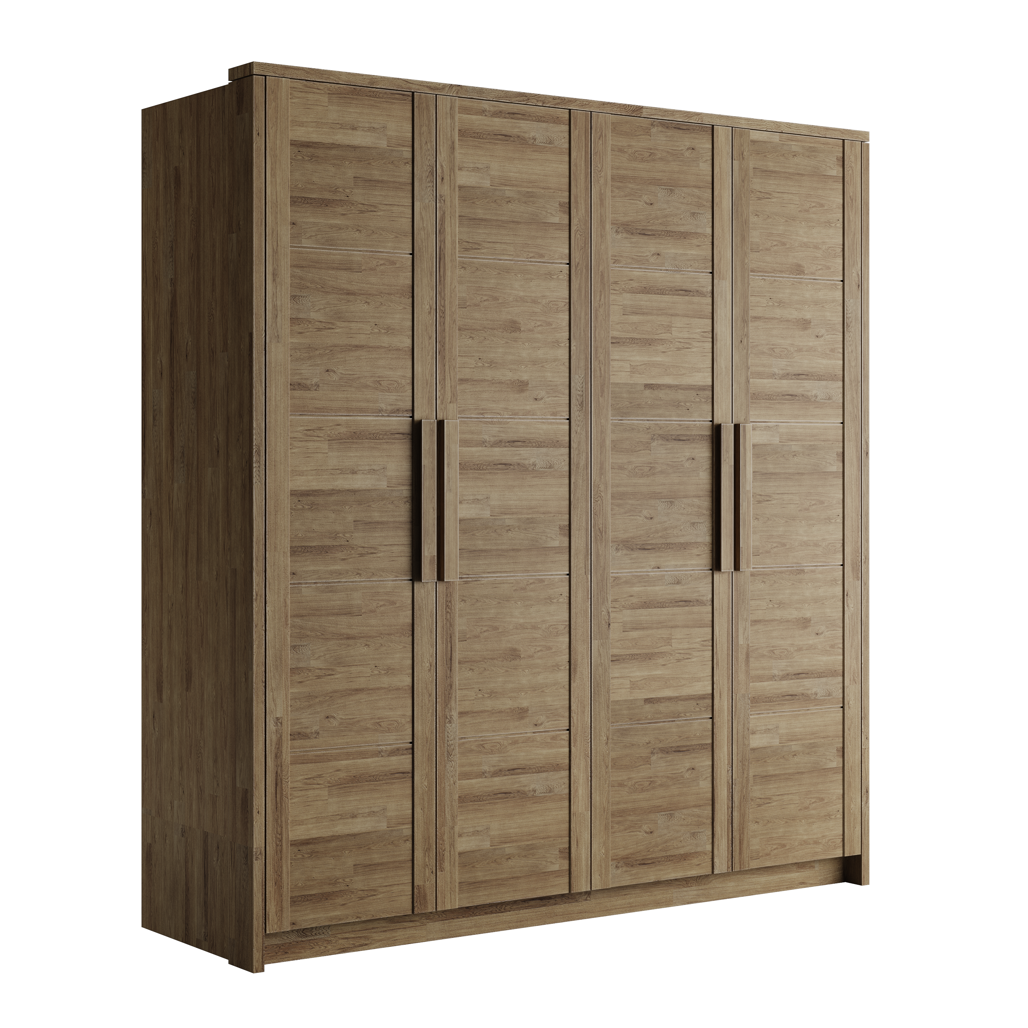 WARDROBE TIMO 4T WG - OAK RUSTIC