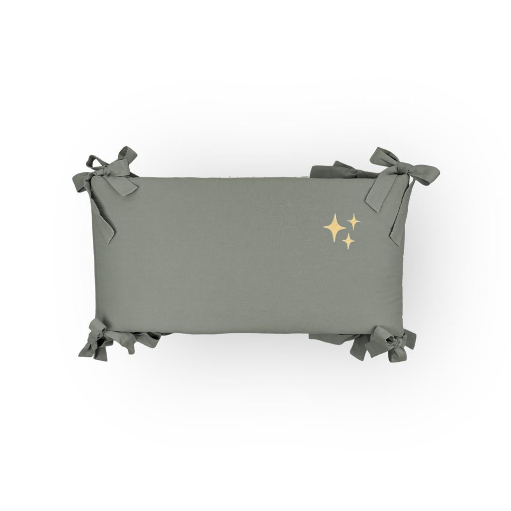 Washed Cotton Stars Cot Bumper by Malomi Kids