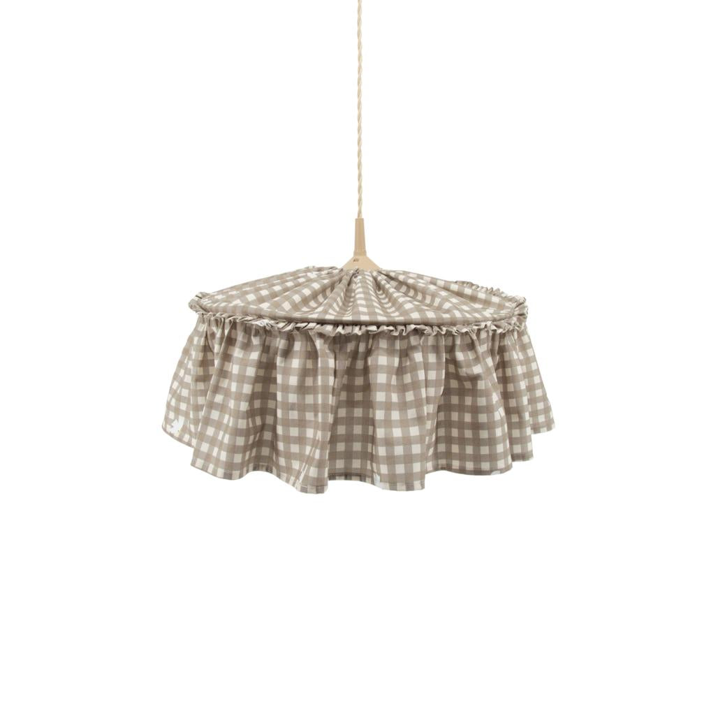 Countryside Check Fabric Lampshade by Malomi Kids
