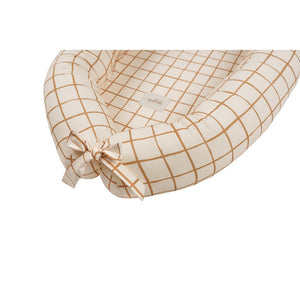 Camel Check Baby Nest by Malomi Kids