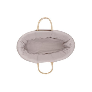 Muslin Padded Moses Basket Cover by Malomi Kids