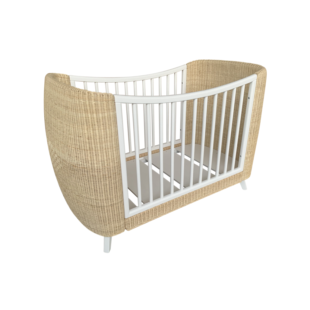COQUILLAGE Evolutive Bed 70 x 140 - From Crib to Junior Bed