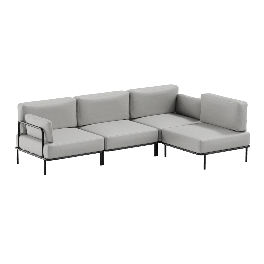 SIT-SIT SALVE 3 Seater + SINGLE MODULE Indoor/Outdoor