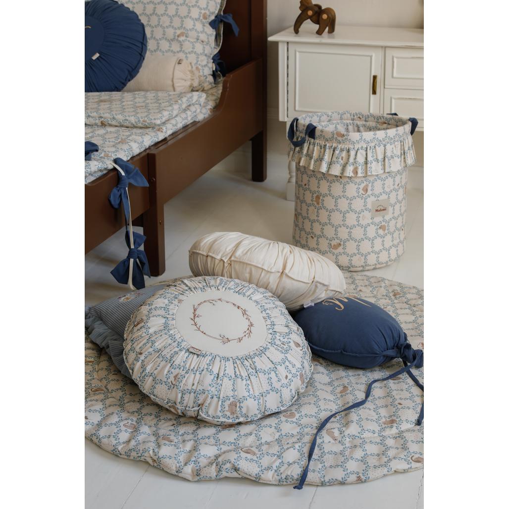 Blue Cottage Toy Basket by Malomi Kids