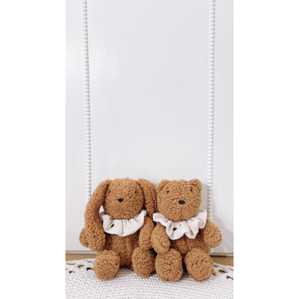 Teddy Cuddly Toy with Scrunchie by Malomi Kids