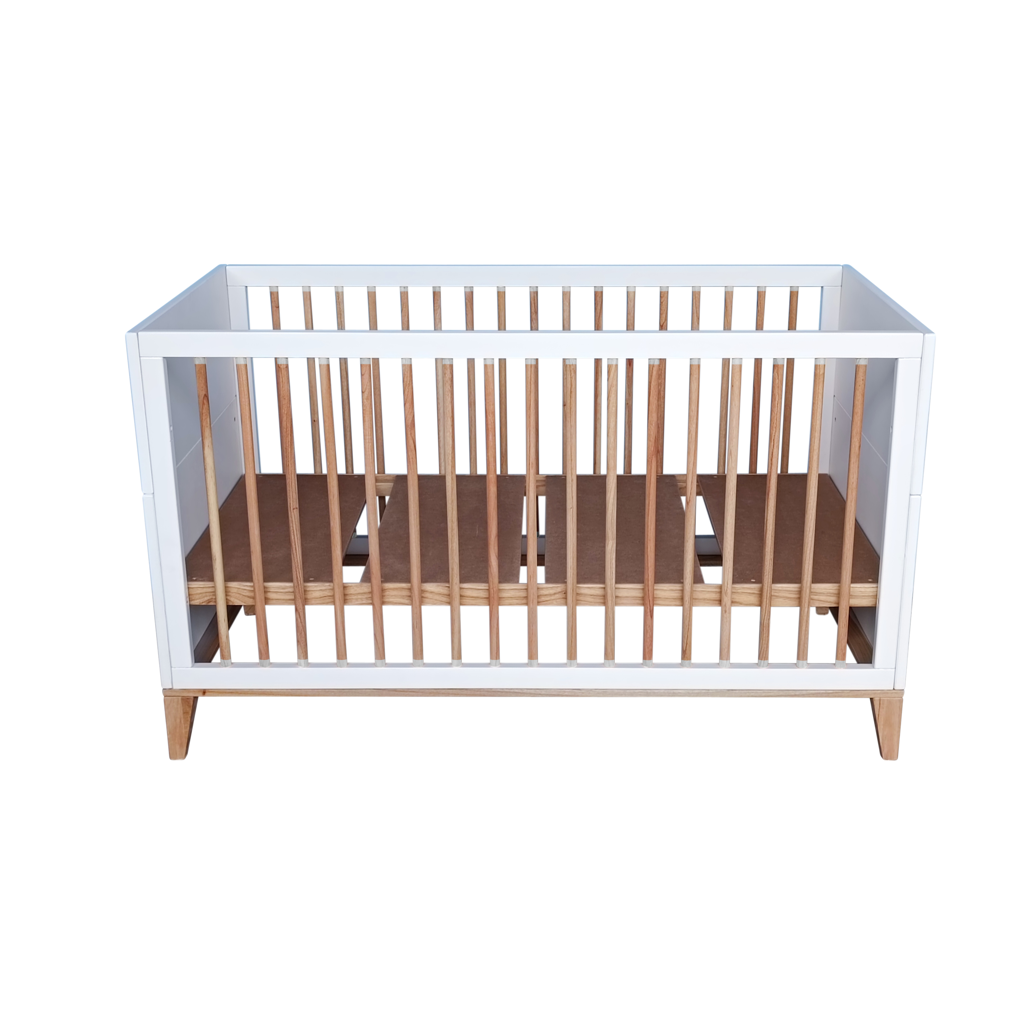 NAMI Neige Evolutive Bed 70 x 140 - From Crib to Junior Bed