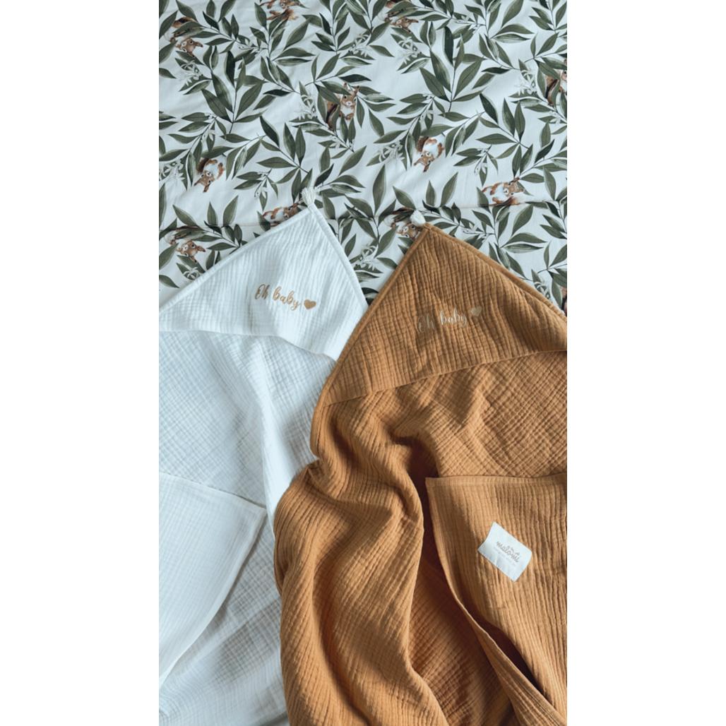 Muslin Hooded Towel by Malomi Kids