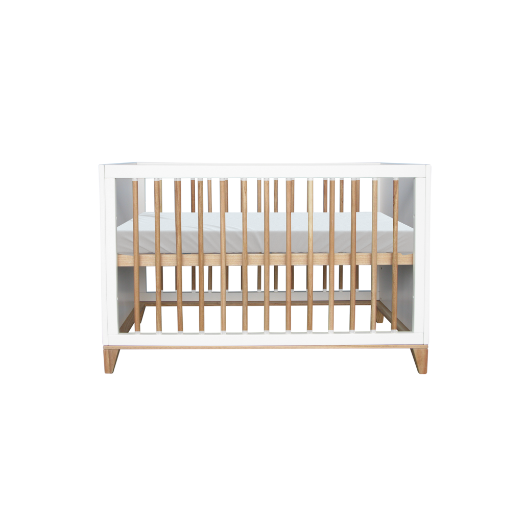 NAMI Neige Evolutive Bed 60 x 120 CM - From Crib to Toddler Bed