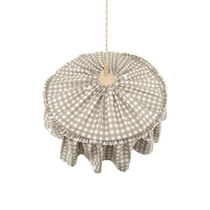 Countryside Check Fabric Lampshade by Malomi Kids