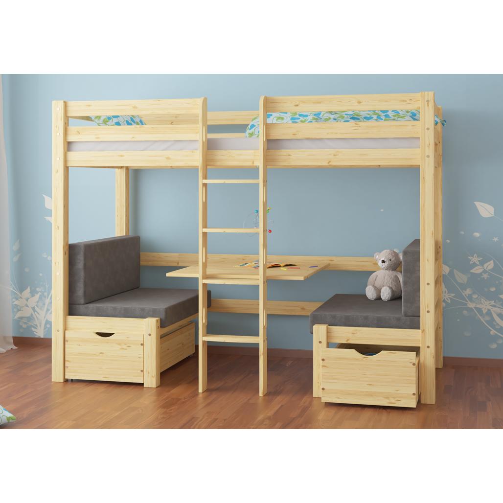 ELEN Bunk Bed LACQUERED PINE
