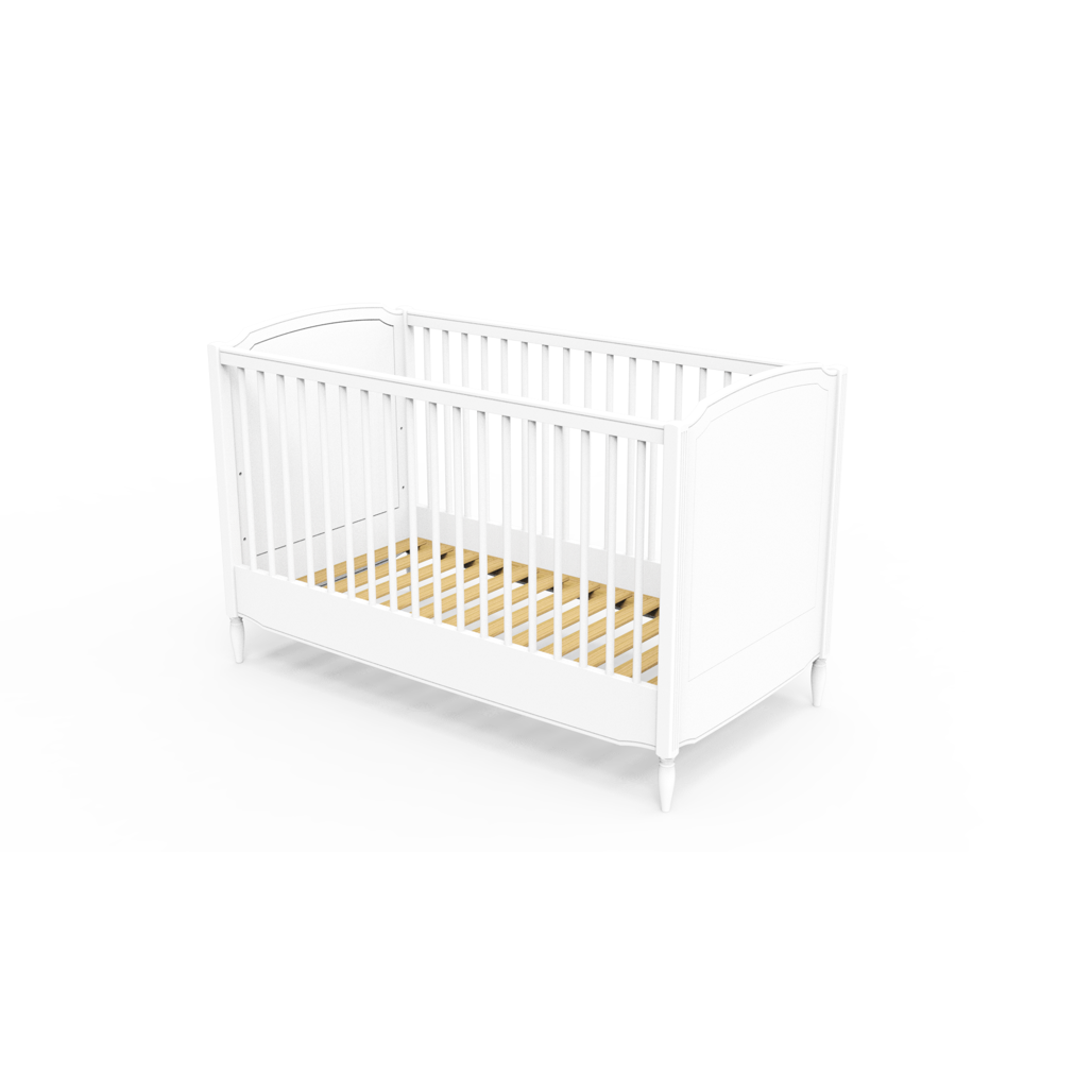 LAFAYETTE NEIGE Evolutive Bed 70X140 - From Crib to Junior Bed or Desk