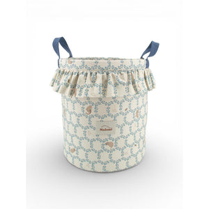 Blue Cottage Toy Basket by Malomi Kids