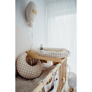 Camel Check Feeding Cushion by Malomi Kids