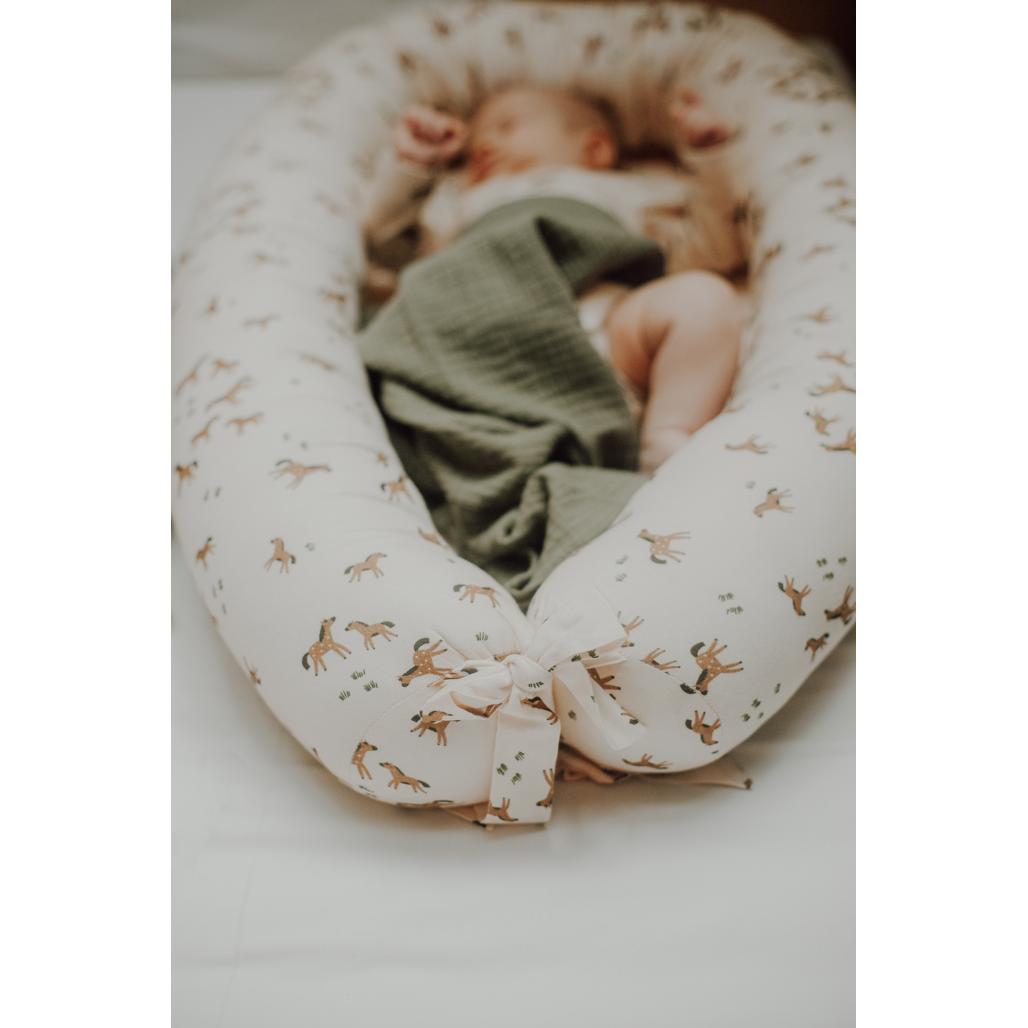 Free Horses Bamboo Baby Nest by Malomi Kids