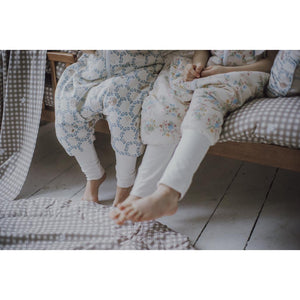 Blue Cottage Sleeping Bag with Legs by Malomi Kids