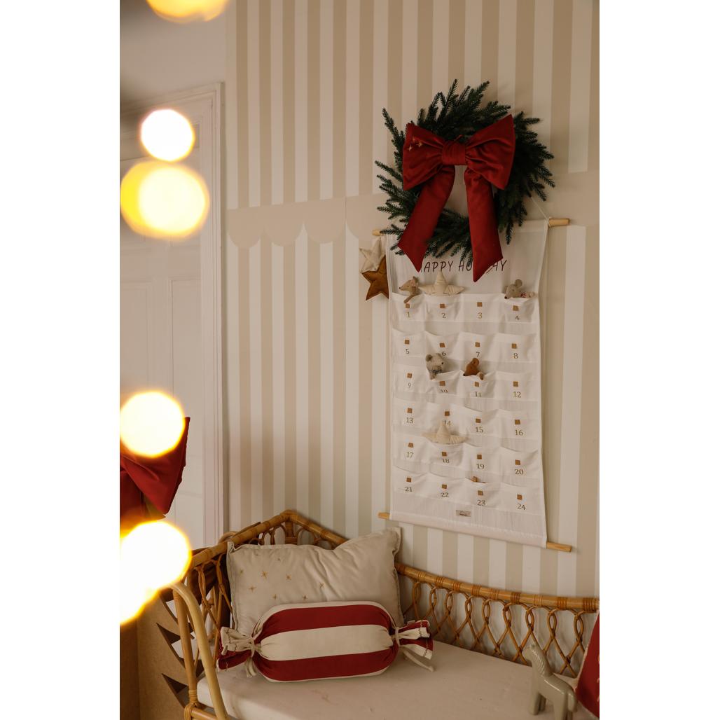 Velvet Candy Bolster Cushion by Malomi Kids