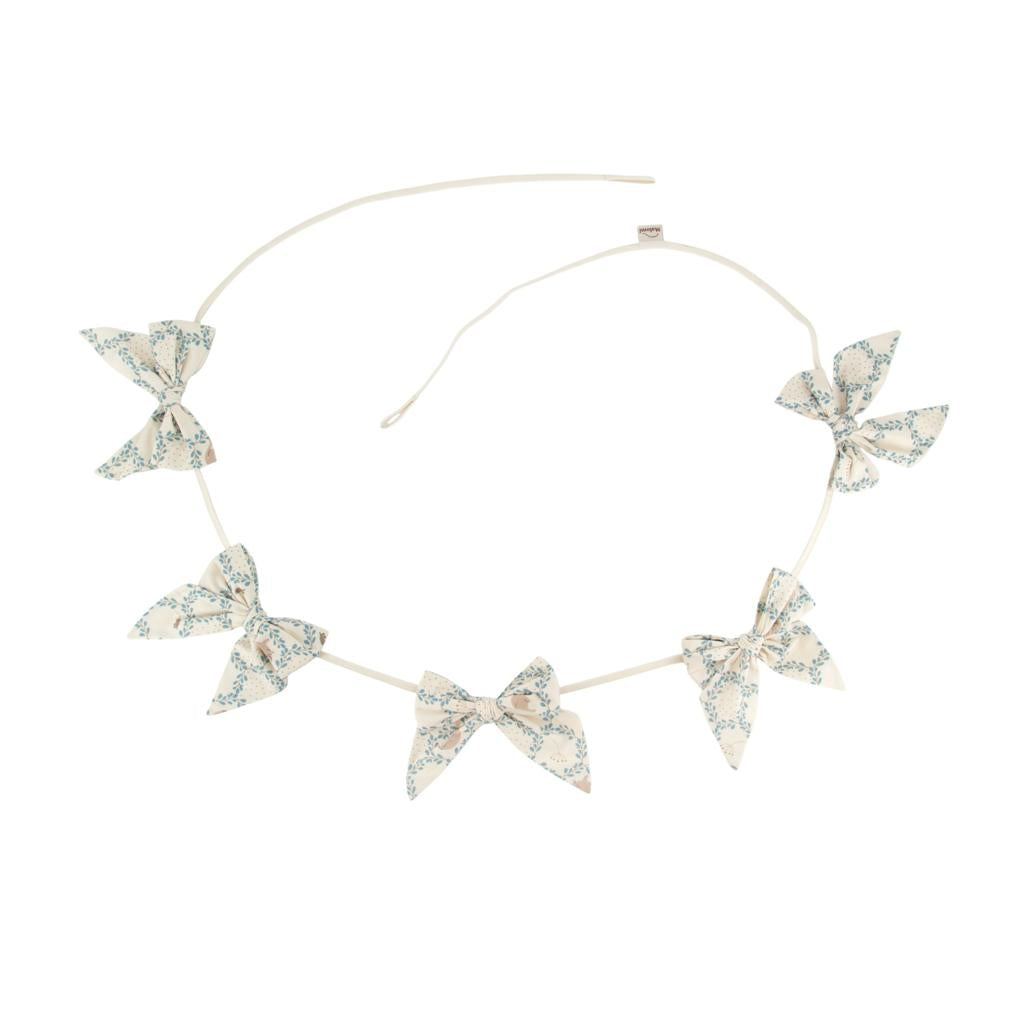 Blue Cottage Bow Garland by Malomi Kids