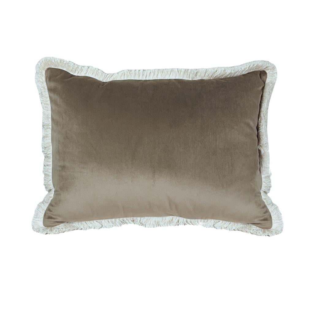 Velvet Cushion with Fringe by Malomi Kids